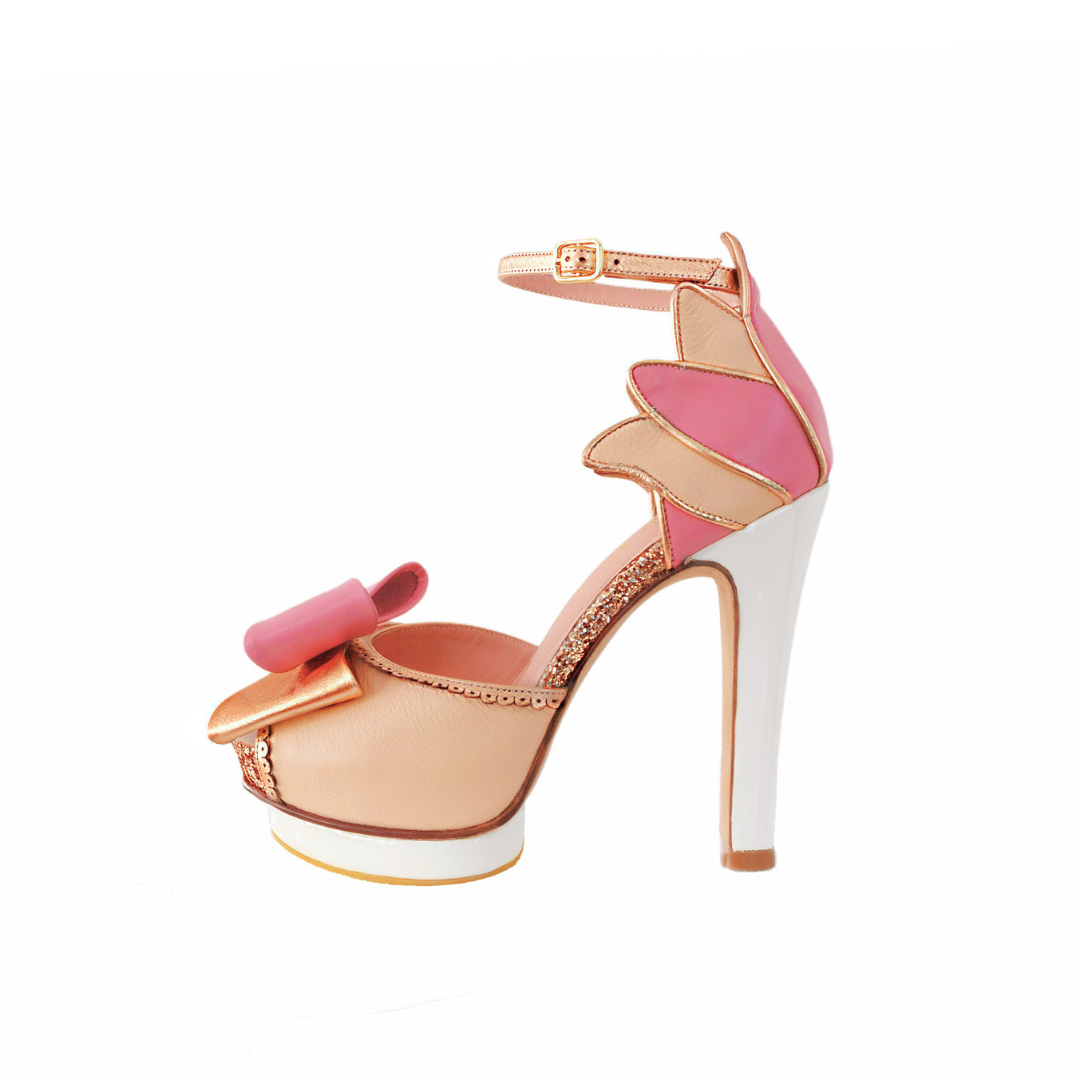 Flor de la Canela - Platform Peep Toe